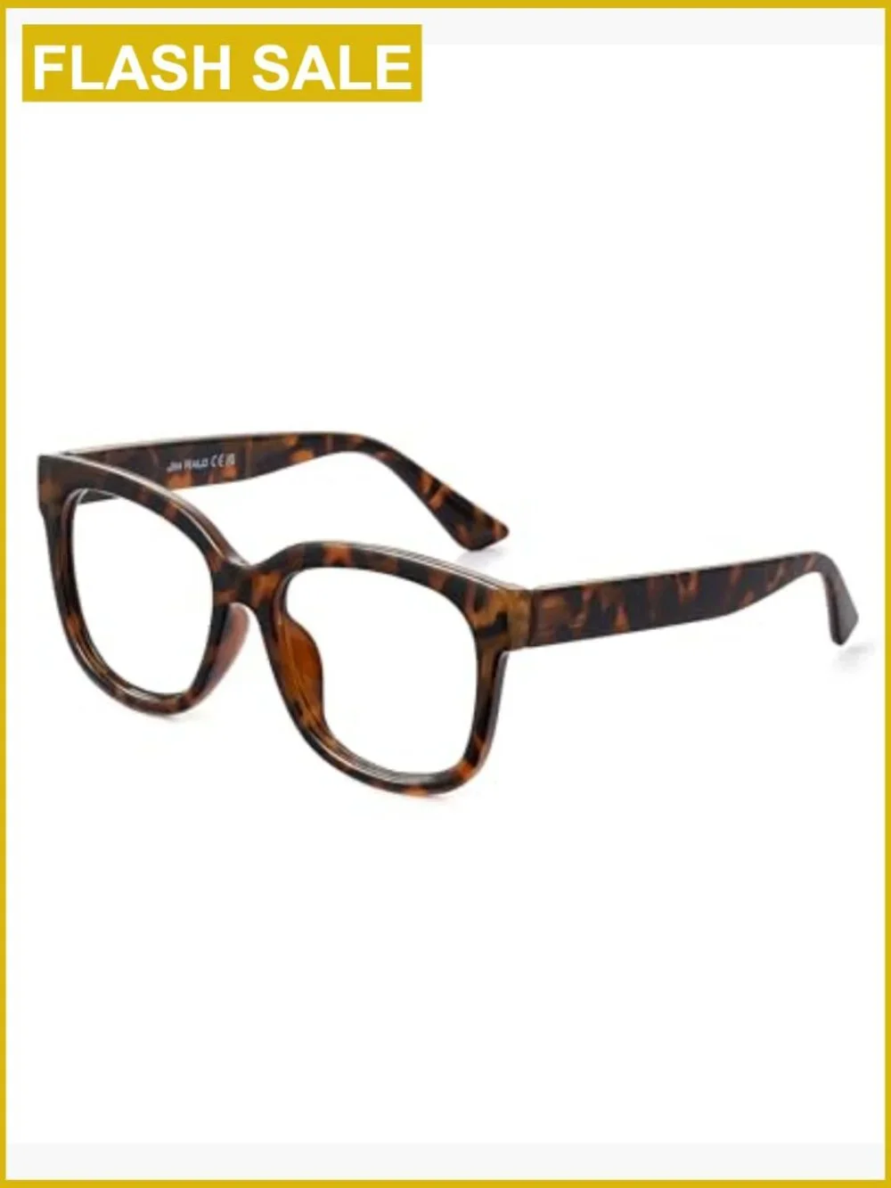 Oversized Square Blue Light Blocking Glasses Reduce Eye Strain